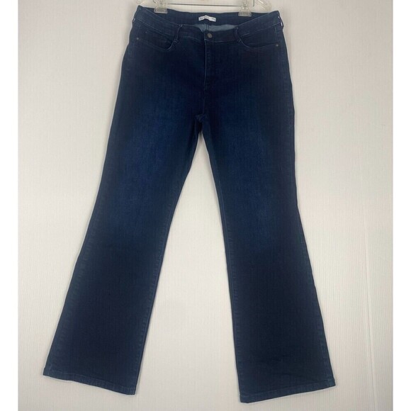 Nine West Jeans Bootcut Denim Women's Size 18 Blue 5-Pocket Mid Rise Medium Wash - Picture 2 of 16